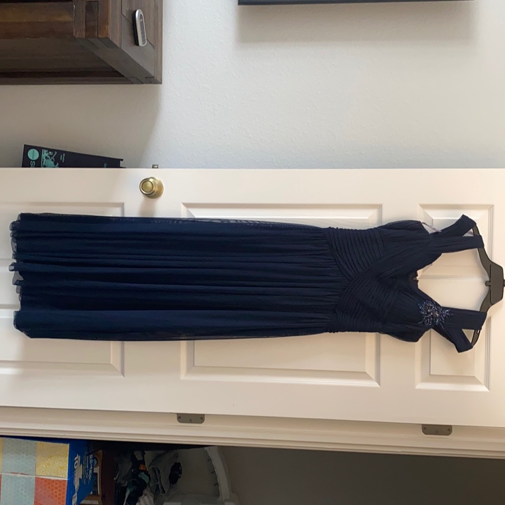 Formal dress-navy blue